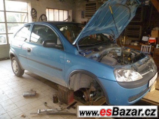 PRODAM DILY NA OPEL CORSA C  1,2 16V ECOTEC