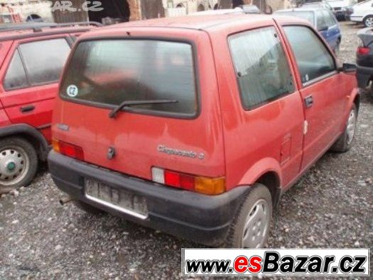 PRODAM DILY NA FIAT  CINQUECENTO  0,9-1,1