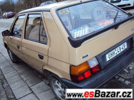 Škoda Favorit 136LS s LPG a tažným zařízením.