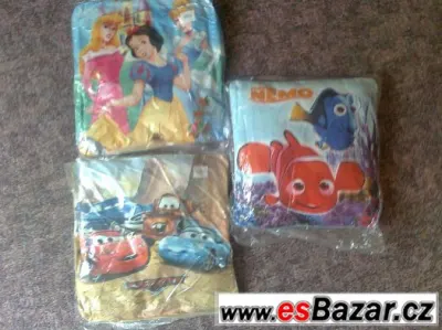 Polštáře  Auta, Nemo, princezny