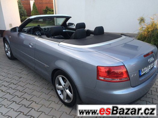 audi A4 3.0 TDi, cabrio,quattro,velká NAVI,S-LINE,SUPER CENA