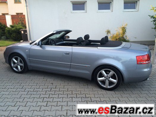 audi A4 3.0 TDi, cabrio,quattro,velká NAVI,S-LINE,SUPER CENA