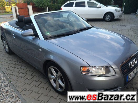 audi A4 3.0 TDi, cabrio,quattro,velká NAVI,S-LINE,SUPER CENA