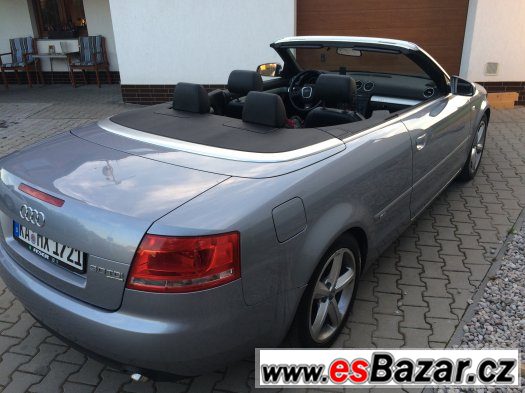 audi A4 3.0 TDi, cabrio,quattro,velká NAVI,S-LINE,SUPER CENA