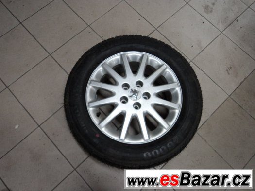 Alu Peugeot 5x108 7Jx16 nové pneu Pirelli (rezerva)