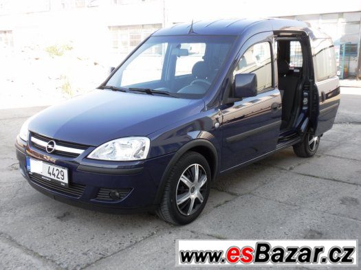 OPEL COMBO CNG NOVÉ V ČR 2009 KLIMA 2x ŠOUPAČKY CÉBIA DPH