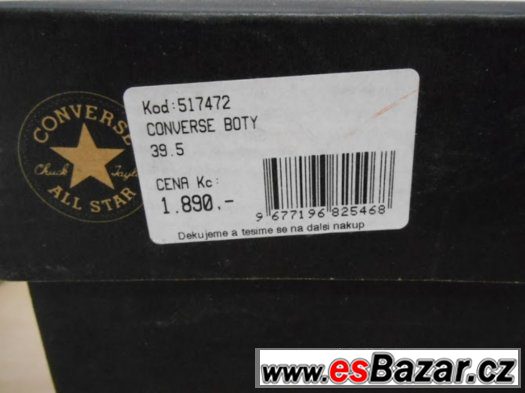 Dámské vycházkové boty Converse All Star