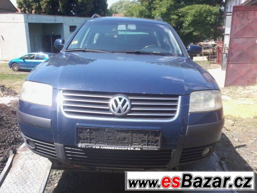 VW Passat combi 1.9 TDI 96 Kw, AVF 6-kvalt. na ND