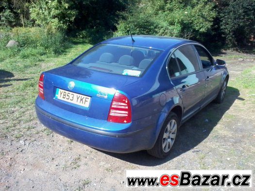 Škoda Superb 1.9 TDI 96 KW AWX rozprodám na ND Škoda Superb 1.9 TDI 96 KW AWX rozprodám na ND