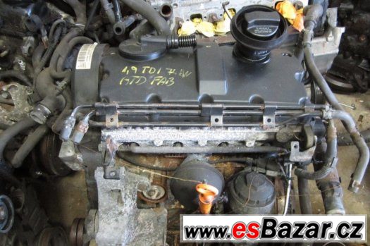 Motor 1.9 TDI 74 kw ATD Škoda Fabia