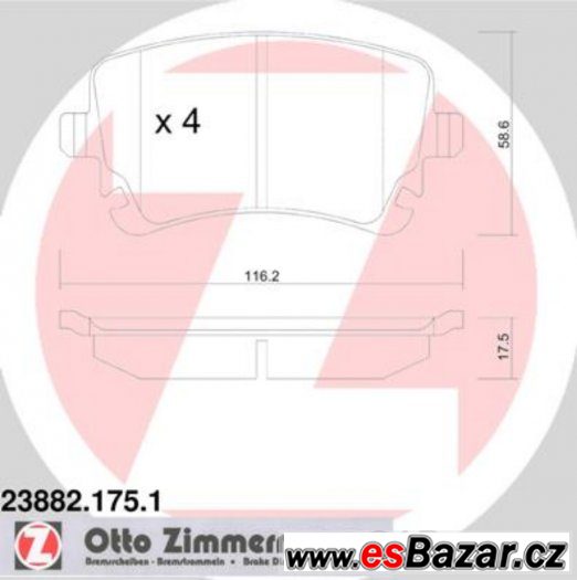 ZIMMERMANN BRZDOVÉ KOTOUČE + DESKY