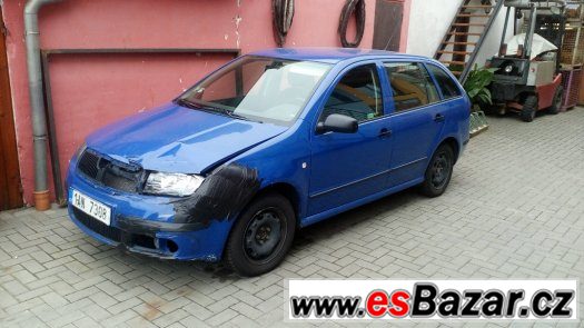 Škoda Fabia 1,2 HTP, lehce bouraná, 06/2005