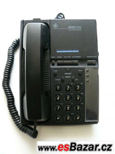 stolní telefonní přístroj se záznamníkem GE 2-9896