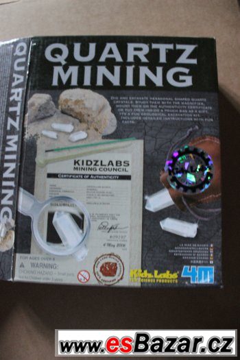 Quartz mining - hledání krystalů