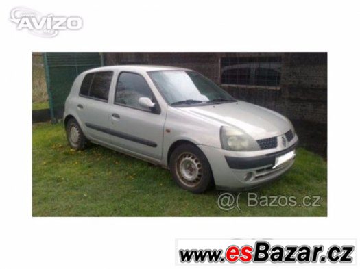 Renault clio II 1.5 DCI, 5 dveř,48 kw