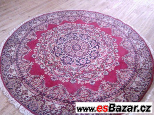 kulaty-vlneny-koberec-prumer-2m-orientalni-vzor