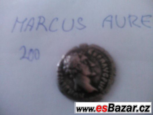 Antika Rim Mince Denary Marcus Aurelius Cesar Trajan Vespasi