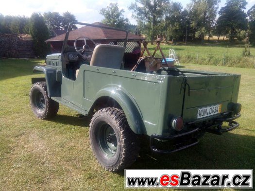 Aro m461 vzhled Jeep Willys