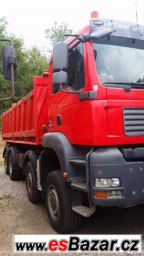 MAN TGA 35.400 8x6 3 stranný sklápěč