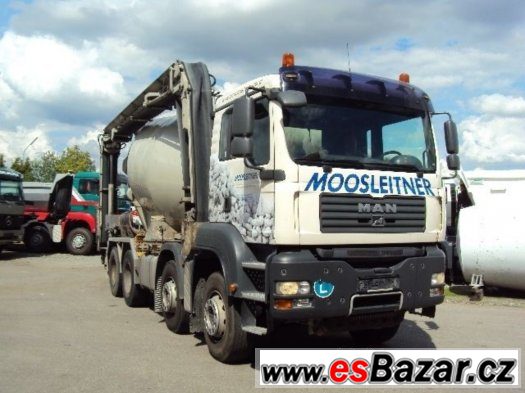 MAN TGA 35,480 B 8x4 s dopravním pásem MAN TGA 35,480 B 8x4 s dopravním pásem