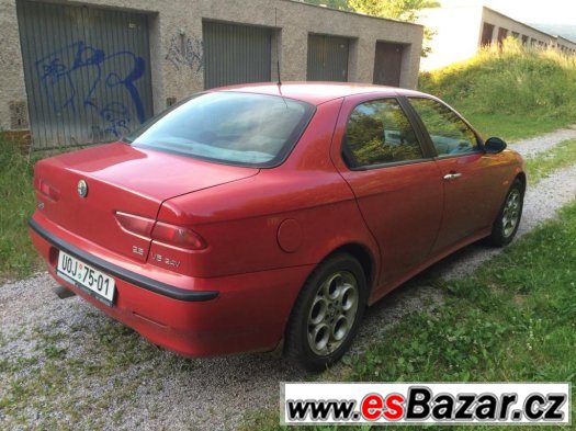 Alfa Romeo 156 2,5 V6 141kW klima, nová technická Alfa Romeo 156 2,5 V6 141kW klima, nová technická