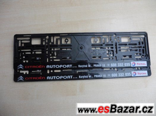 Prodám originál nové rámečky pod SPZ Citroen,Renault Prodám originál nové rámečky pod SPZ Citroen,Renault
