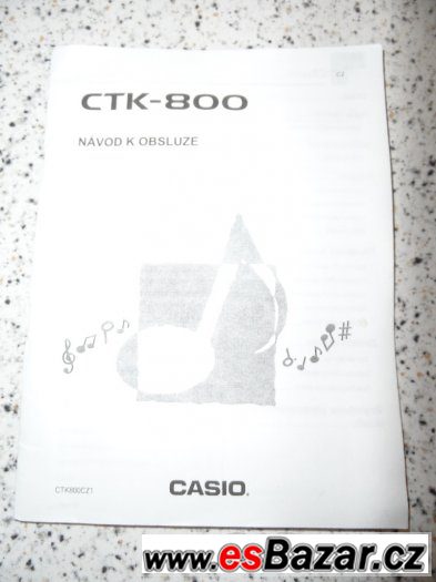 Casio CTK 800 - klávesy