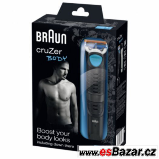 NOVÝ zastřihovač vousů Braun CRUZER 5 BODY BOMBA CENA