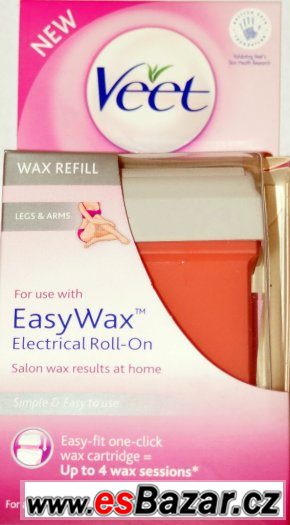 Veet Easy Wax vosková náplň pro všechny druhy pokožky 50 ml