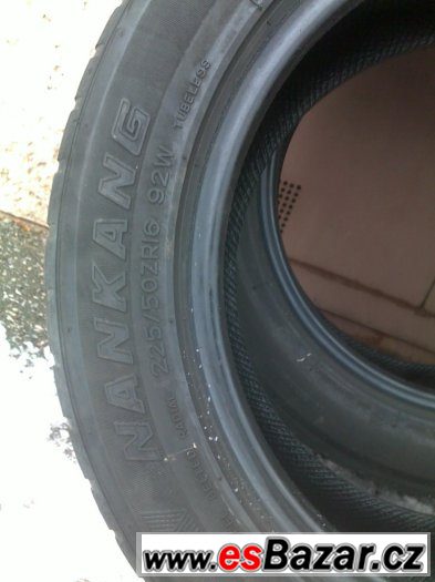 4x letní pneu Nankang 225/50 R16 6,5mm