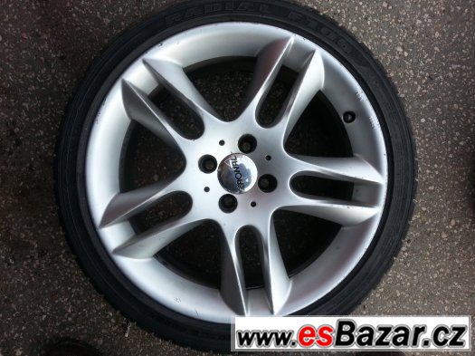 4x ALU Ronal R17 4x100 + zánovní pneu