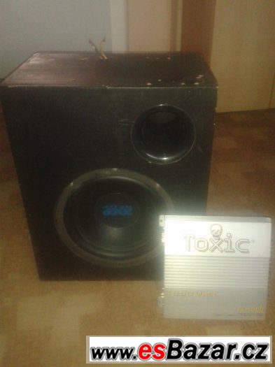 subwoofer + zesilovač 1000Wattů