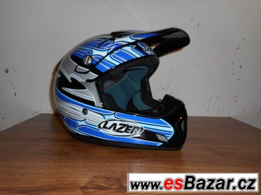 Prodám helmu LAZER MX 6, velikost psaná SX, ale spíš M