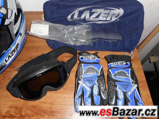 Prodám helmu LAZER MX 6, velikost psaná SX, ale spíš M