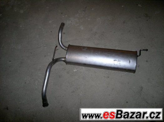 Výfuk zadní díl na Peugeot 107, Citroen C1, Toyota AYGO 1