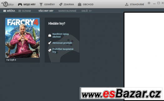 Prodám/Vyměním Uplay s Far Cry 4 na PC