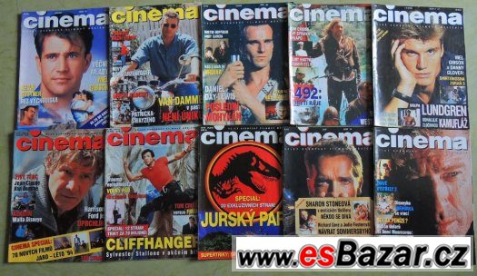 Cinema ročník 1993,1994 aj.