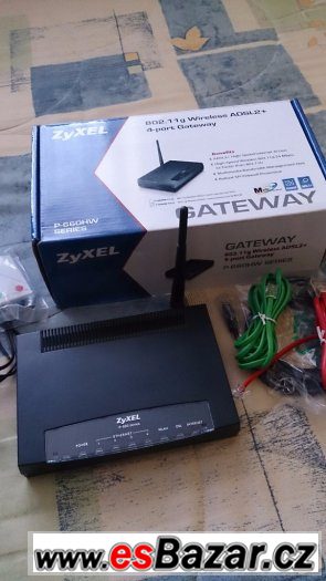 ADSL2 MODEM, WIFI ROUTER ZYXEL P660HW-T3 v2