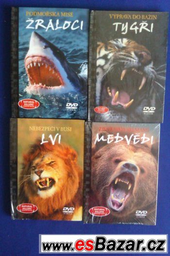 Prodej 4 DVD z edice Predátoři 1