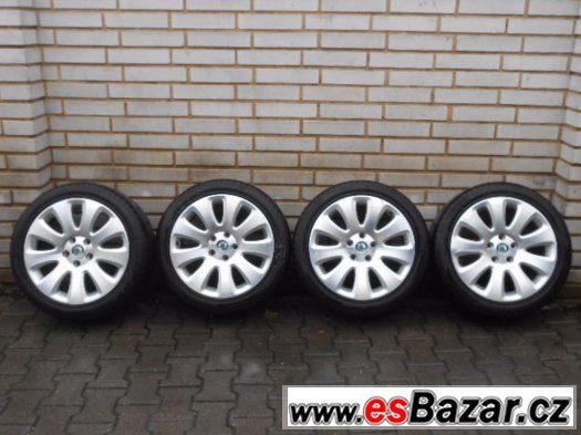 Original Al.Kola 5x112 Skoda Superb 2   225/45/17