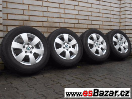 Original alu.kola Skoda Octavia 2  195/65/15, 5x112,