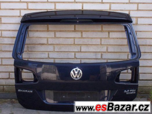 VW Sharan 2010-15,kapota,naraznik,palubka airbagy,