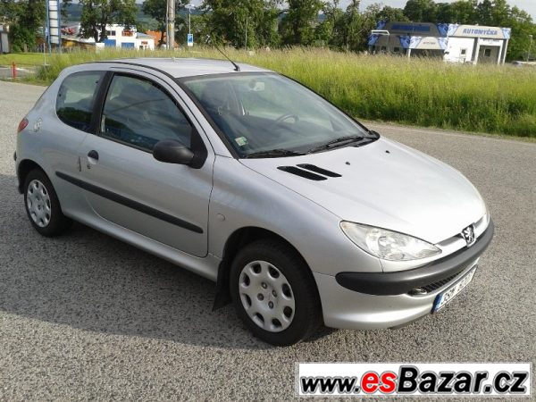 Prodám Peugeot 206 1,1i 44kW 3dv.