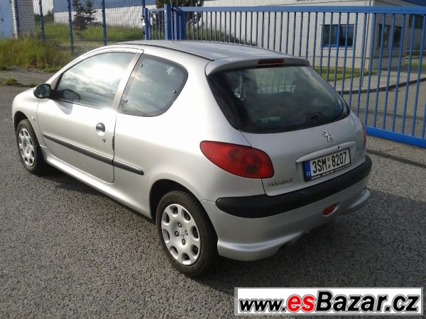 Prodám Peugeot 206 1,1i 44kW 3dv.