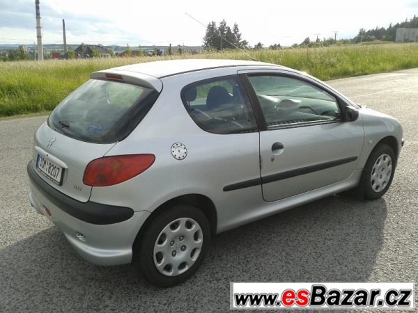 Prodám Peugeot 206 1,1i 44kW 3dv.