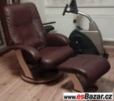 Prodám kožené relaxační křeslo