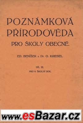 Poznámková přírodověda pro školy..