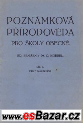 Poznámková přírodověda pro školy..