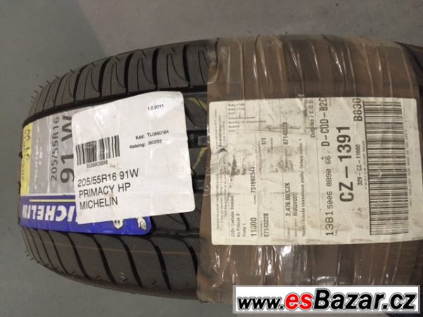 Prodám pneu Michelin 205/55R16 