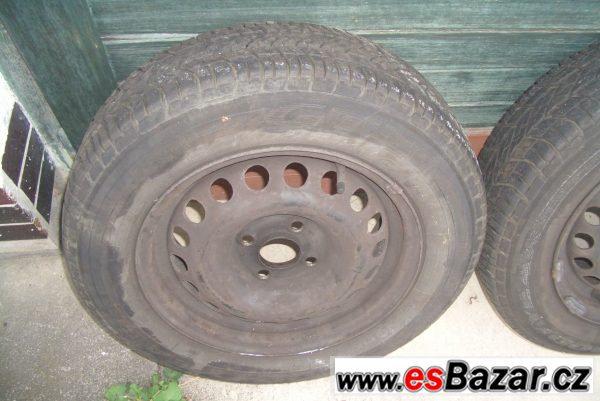 Prodám letní pneu s disky (4 ks)